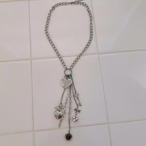 Guess Pendant Dangle Necklace